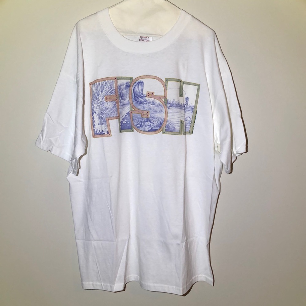 Gilden Fish classic tee